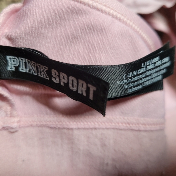 Victoria secret pink large Womens Athletic Sports Bra nude pink big - Picture 3 of 3